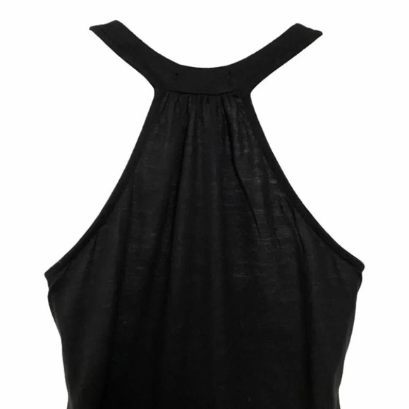 Banana Republic Black V Neck Ruffle Tank - Picture 3 of 7